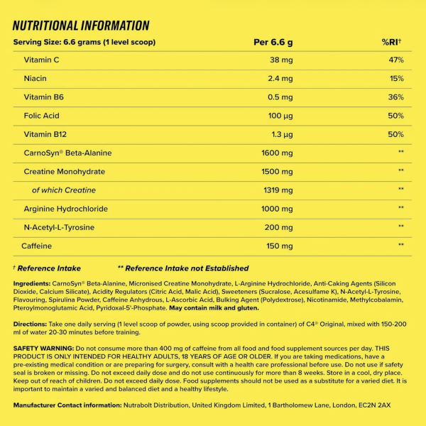Cellucor C4 Pre Workout 5th Gen thumbnail 2